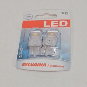 SYLVANIA 7443 LED White Mini Bulb for DRL & Reverse (2 Bulbs)
